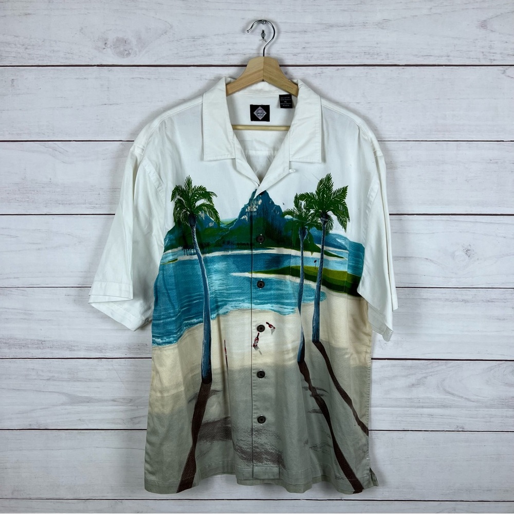 Tabasco Beach Button Shirt XL